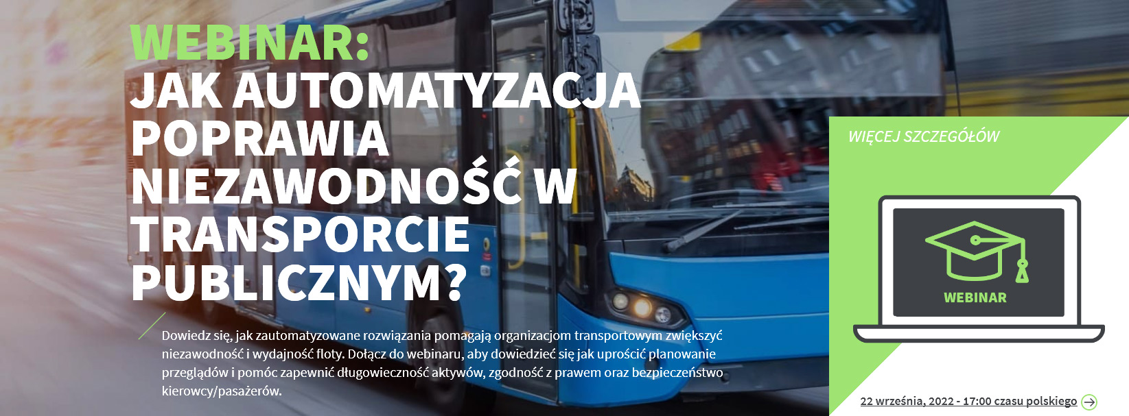 Webinar Digi: Jak automatyzacja poprawia niezawodność w transporcie publicznym?