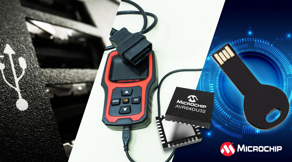 Rodzina mikrokontrolerów AVR® DU firmy Microchip Technology umożliwia łatwe wdrażanie funkcjonalności USB w szerszej gamie systemów wbudowanych