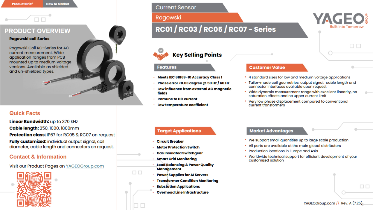 Cewki Rogowskiego: Inteligentniejszy sposób pomiaru wysokich prądów przemiennych